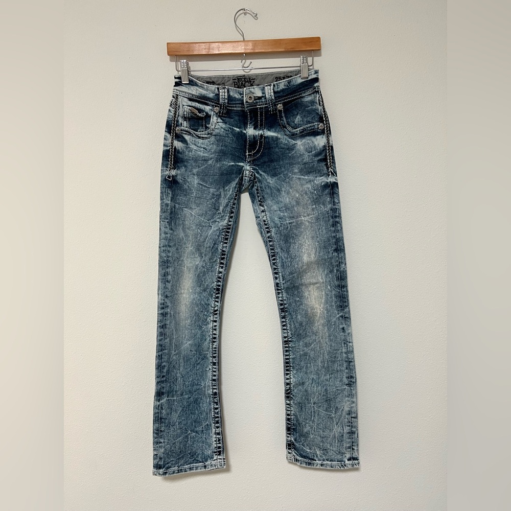 Buckle Black Boys Faded Blue Jeans